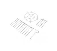 Reusable Stainless Steel Skewers for Effortless Roasting, Easy Clean Skewer Basket for Versatile Cooking Experiences, Perfect for Air Fryer And Bbq