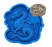 Reusable Stepping Stone Mold | Dragon Frog Textured Silicone