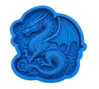 Reusable Stepping Stone Mold | Silicone Flexible Drago N Frog Non-Stick
