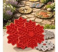 Reusable Sunflower Stepping Stone Mold,Reusable Garden Art Mold，SET E：2