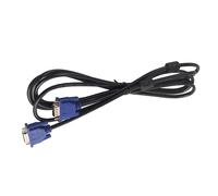 Reusable Vga to Vga Cable with Ferrite Core for Computer Monitor Signal Transfer