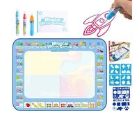 Reusable Water Doodle Mat, Learning Writing and Painting Board, Sturdy Educational Toy with Sturdy Material, Creative Activity Mat for Girls and Children, Fun Gift for Birthday, Christmas, Holiday