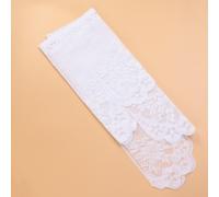 Reusable White Kitchen Tier Curtain Sheer Floral Pattern for Window Decoration