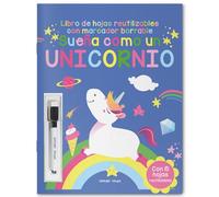 Reusable wipe and clean Dream like a Unicorn activity book