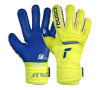 Reusch Attrakt Duo Guanti da Portiere, Giallo/Blu, Taglia 8
