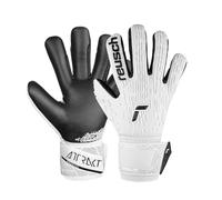 Reusch Attrakt Freegel Silver - Guanti da custode adulto, unisex, 1101, colore: bianco/nero, 7.5