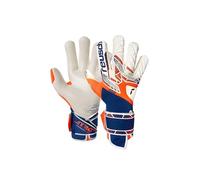 Reusch Attrakt Gold X Guardian Guanti da portiere da uomo e da donna, guanti da calcio per adulti, adatti a tutte le condizioni atmosferiche e superfici di gioco, colore: arancione-blu, 11