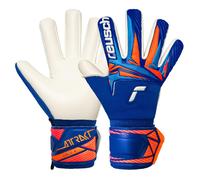 Reusch Guanti da portiere per bambini e adolescenti | traspiranti | per allenamento e partite | tappeto erboso naturale e sintetico | taglie 5-8 | Attrakt Gold X NC Junior