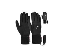 Reusch Baffin Touchtec-Guanti Sportivi piacevolmente Caldi, Antivento, Extra Traspiranti, per Touring, Touch Screen, Invernali Unisex Adulto, Nero/Argento, 8
