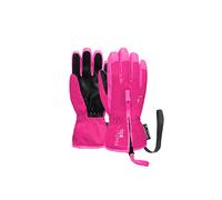 Reusch Ben, guanti da sci unisex per bambini, comodi, caldi e antivento, per l'uso quotidiano, guanti da neve per slitta, guanti invernali, 3329 volpe purp/Knockout rosa, III