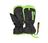 Reusch Ben Mitten, Guanti Unisex Baby, Nero-Black/Neon Green, II