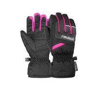 Reusch Bennet R-Tex Xt Guanti, Bambini, Nero/Nero Melange/Rosa GLO, 6