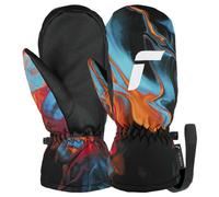 Reusch Carter R-TEX XT Jr - guanti da sci - bambino 4,5 Black/Azure/Orange junior