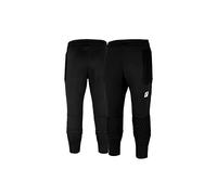 Reusch Concorso 3/4 Short Advance Pantaloni da Portiere da Calcio per Adulti, Imbottiti, Nero/Argento, XXL Uomo