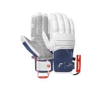 Reusch - Guanti caldi da sci - Reusch Cyprien Sarrazin White/Dress Blue in Softshell - Taglia 9 - Bianco