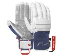 Reusch Cyprien Sarrazin M - guanti da sci - uomo 8,5 White/Blue unisex