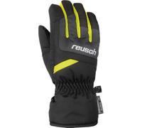 Reusch Guanti da bambino Bennet R-Tex Xt, nero/blu/giallo, 4,5