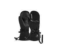 Reusch Lando R-Tex Guanti Invernali particolarmente Caldi, Impermeabili e Traspiranti con Piumino, 7702 Nero/Argento, 4,5 Bambini e Ragazzi