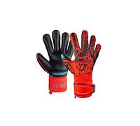 Guanti da portiere Reusch Attrakt Freegel Gold Finger Support rosso brillante/blu futuro/nero (8)