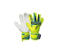 Reusch Guanti da portiere da uomo | Prensione robusta e ottimo controllo della palla |per allenamenti e partite | erba sintetica, erba naturale e campi in terra battuta |taglie 7,5-11 | Attrakt Solid