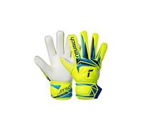 Reusch Guanti da portiere per bambini | presa salda e vestibilità stabile | Per l'allenamento e la partita, per erba sintetica, naturale e campi in superficie dura, Taglie 4-8, Attrakt Solid Junior