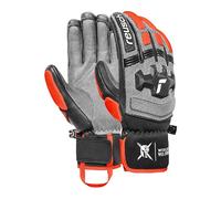 Reusch Guanti da sci per adulti, caldi, con protezione per le dita | Guanti da sci antivento e traspiranti con pelle di capra, ideali per lunghe giornate di allenamento, Worldcup Warrior DH