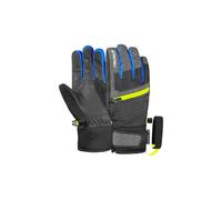 Reusch Guanti da sci per bambini, extra caldi, impermeabili e traspiranti | Leo R-TEX XT Junior - Guanti invernali in softshell, con cinturino da polso e tasca per cuscinetti termici