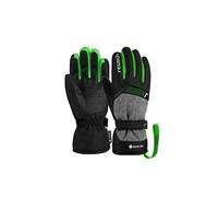 Reusch Guanti Flash GTX, Black-Black Melange-Neon Green, EU 6