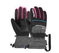 Reusch Guanti Kondor R-TEX XT Junior - Caldi, impermeabili, traspiranti - Nero/Rosa 10-12 anni