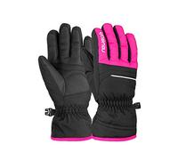Reusch Guanti unisex Alan Junior, nero/rosa glo 5,5