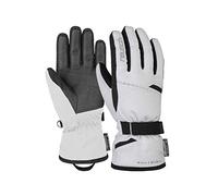 Reusch Hannah R-Tex® XT - Guanti Invernali Impermeabili, Impermeabili, Traspiranti e Caldi, per Le Dita, per Neve, da Donna, Colore: Bianco/Nero, 6,5