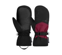 Reusch Helena R-TEX XT - Guanti da donna extra caldi, impermeabili, antivento e traspiranti, nero-rosso scuro, 8.5