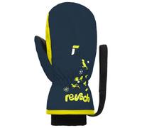 REUSCH Guanti KIDS MITTEN Junior - IV - DRESS BLUE-SAFETY YELLOW