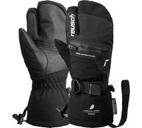 Reusch Guanti unisex a 3 dita, Lando R-TEX XT Junior Lobster, impermeabili e traspiranti, 7702, nero/argento, 4,5, 6161843