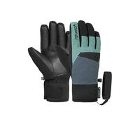 Reusch Malone R-TEX XT Guanti da sci Unisex - Impermeabili, Antivento Traspirante Caldo Isolamento Lana Vegana Pelle Softshell, Fodera MicroActive, Cuff, Comfort Leash, Uomo e Donna