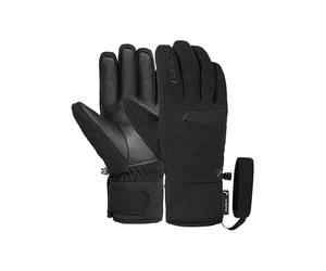 Reusch Malone R-TEX XT Guanti da sci Unisex - Impermeabili, Antivento Traspirante Caldo Isolamento Lana Vegana Pelle Softshell, Fodera MicroActive, Cuff, Comfort Leash, Uomo e Donna