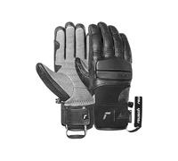 Reusch Marco Nero Guanti da sci unisex - Guanti invernali impermeabili e antivento con pelle di capra, imbottitura alla caviglia e alle dita, caldi, traspiranti, robusti