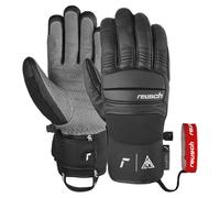Reusch Marco Schwarz M - guanti da sci - uomo 8,5 Black/Grey unisex Pelle