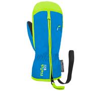 Reusch - Moffole calde - Reusch Ben Mitten Brilliant Blue Safety Yellow in Cotone - Taglia Bambino 4-5 a