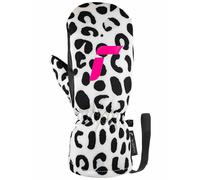 Reusch - Moffole - Reusch Carter R-TEX XT Junior Mitten White/Grey Leopard in Softshell - Taglia Bambino 5.5 - Bianco
