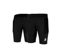 Reusch Pantaloncini Contest II Advance Junior Pantaloni da Portiere da Calcio Imbottiti per Bambini, Nero/Argento, 164