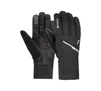 Reusch Rider Windstopper Touch-TEC - Guanti sportivi da uomo e da donna, antivento, molto traspiranti, compatibili con touch screen per il funzionamento di cellulare e tablet, colore: nero/argento