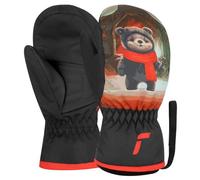 Reusch Scottie - moffole - bambino 1 Black/Red junior