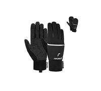 Reusch Terro STORMBLOXX Touch-TEC Guanti Sportivi Antivento e Idrorepellenti Corsa Ciclismo Escursionismo Sci Di fondo Guanti Touchscreen Invernali, Nero/Argento, 10