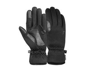 Reusch Thomas Touch-TEC - Guanti unisex per uso quotidiano, traspiranti, con Polartec & Power Dry, interno in pelle di capra, funzione touch screen e impugnatura in silicone