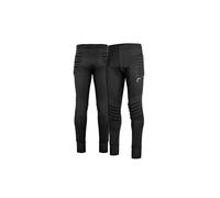 Reusch Torhüter Goalkeeping Allenamento Pantaloni da Portiere da Calcio, Lunghi, Imbottiti, per Adulti, Nero/Argento, XL Uomo