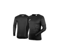 Reusch Torhüter Goalkeeping Jersey Padded Maglia da Portiere da Calcio a Maniche Lunghe, Imbottita, per Adulti, Nero/Bianco, M Uomo