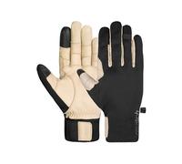 Reusch Track-X Touch-TEC Guanti unisex per uso quotidiano - Guanti da donna e uomo con softshell, pelle bovina, funzione touch screen, antivento, idrorepellenti, impugnatura rinforzata