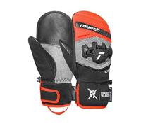Reusch Guanti da sci bambino WORLDCUP WARRIOR R-TEX XT black/silver/fluo red 26/27 - 6,5