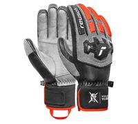 Reusch Worldcup Warrior Team - guanti da sci 9,5 Black/Grey/Red unisex
